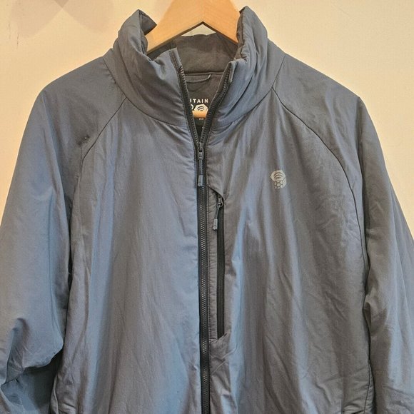 Men's Mountain Hardwear Kor Airshell Jacket Size XL Blue Slate - Picture 1 of 7